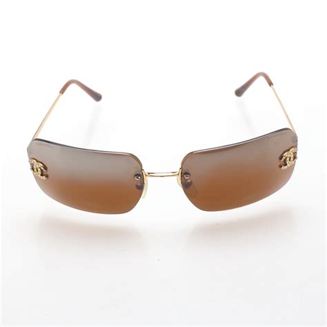 chanel glasses 2000s|vintage Chanel sunglasses for sale.